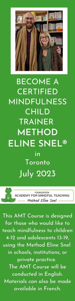 Mindfulness Child Trainer Certification Toronto Canada July 2023 with Method Eline Snel