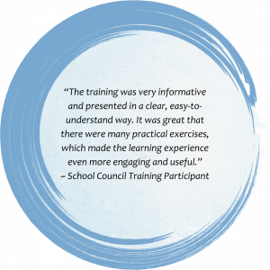 School Council Training Testimonial