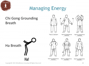 Managing Energy - Grounding Breaths